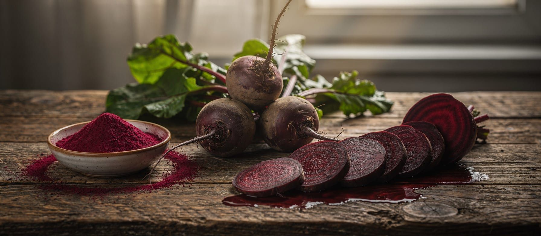 Endurance athlete mixing standardized beetroot extract powder into a water bottle before training